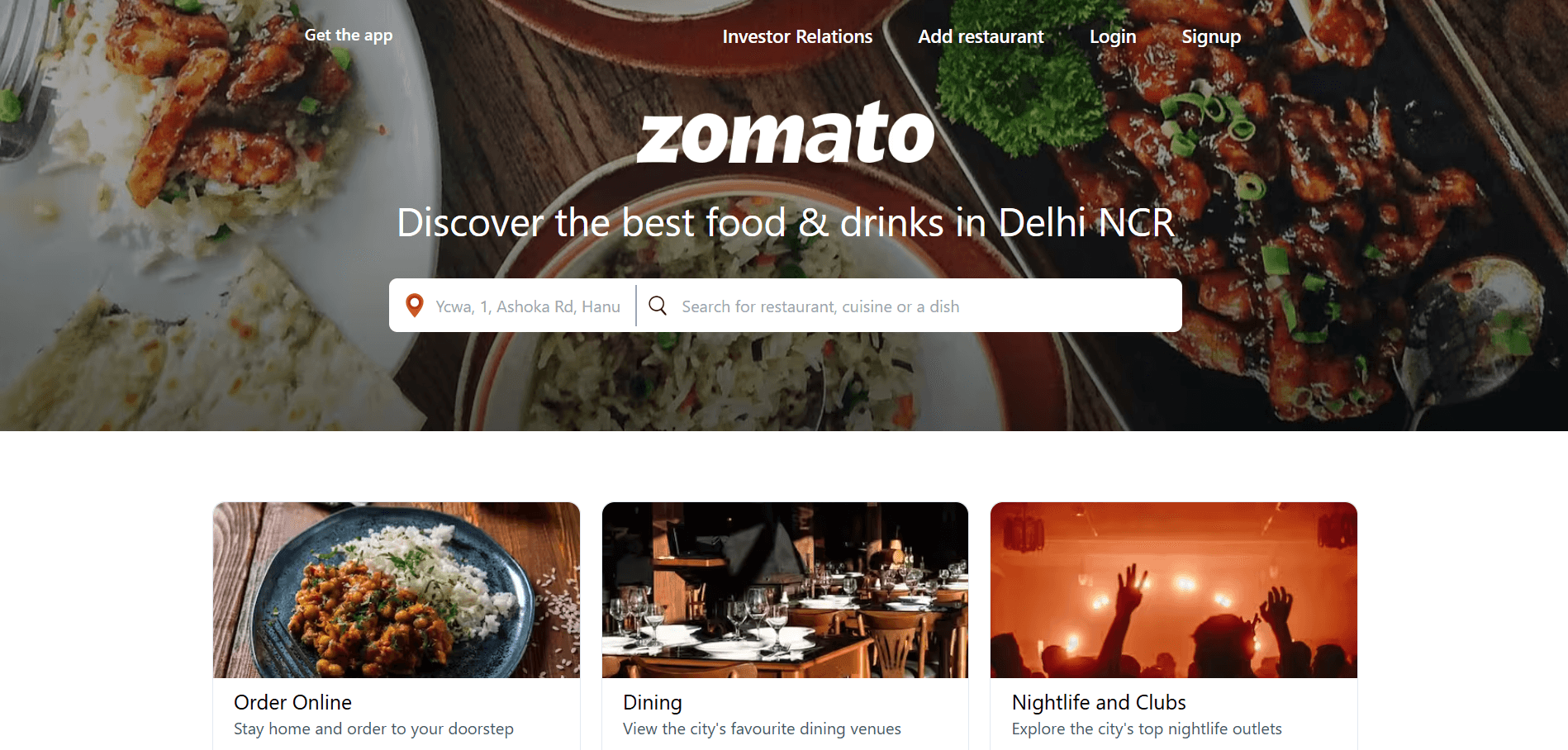 Zomato Clone
